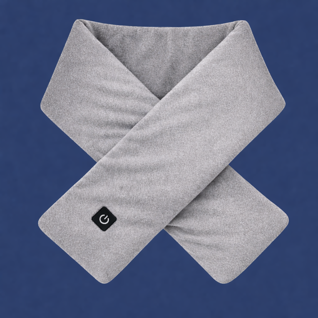 THERMAWRAP: Stay Cozy Anywhere with Our USB Heated Scarf - Adjustable Temperature, Washable, and Unisex Design